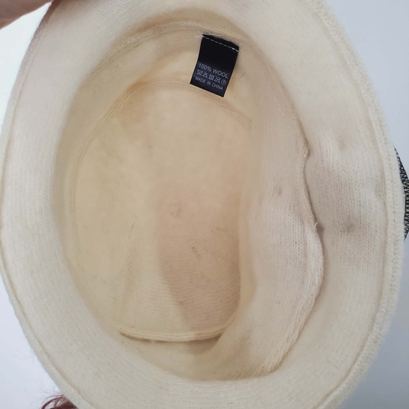 NWT- Vintage Handmade 100% Wool Felt Cloche Hat -Style Winter Retro Hat - Picture 6 of 7